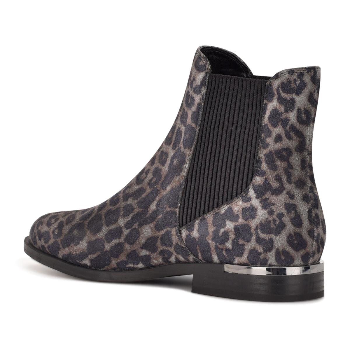 Nine West Agate Chelsea Gris Leopardo | 3962ACGMF