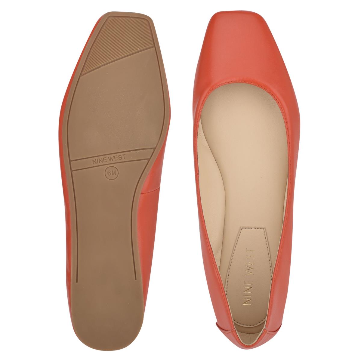 Nine West Alena Square-Puntera Naranjas | 0963FEUOD