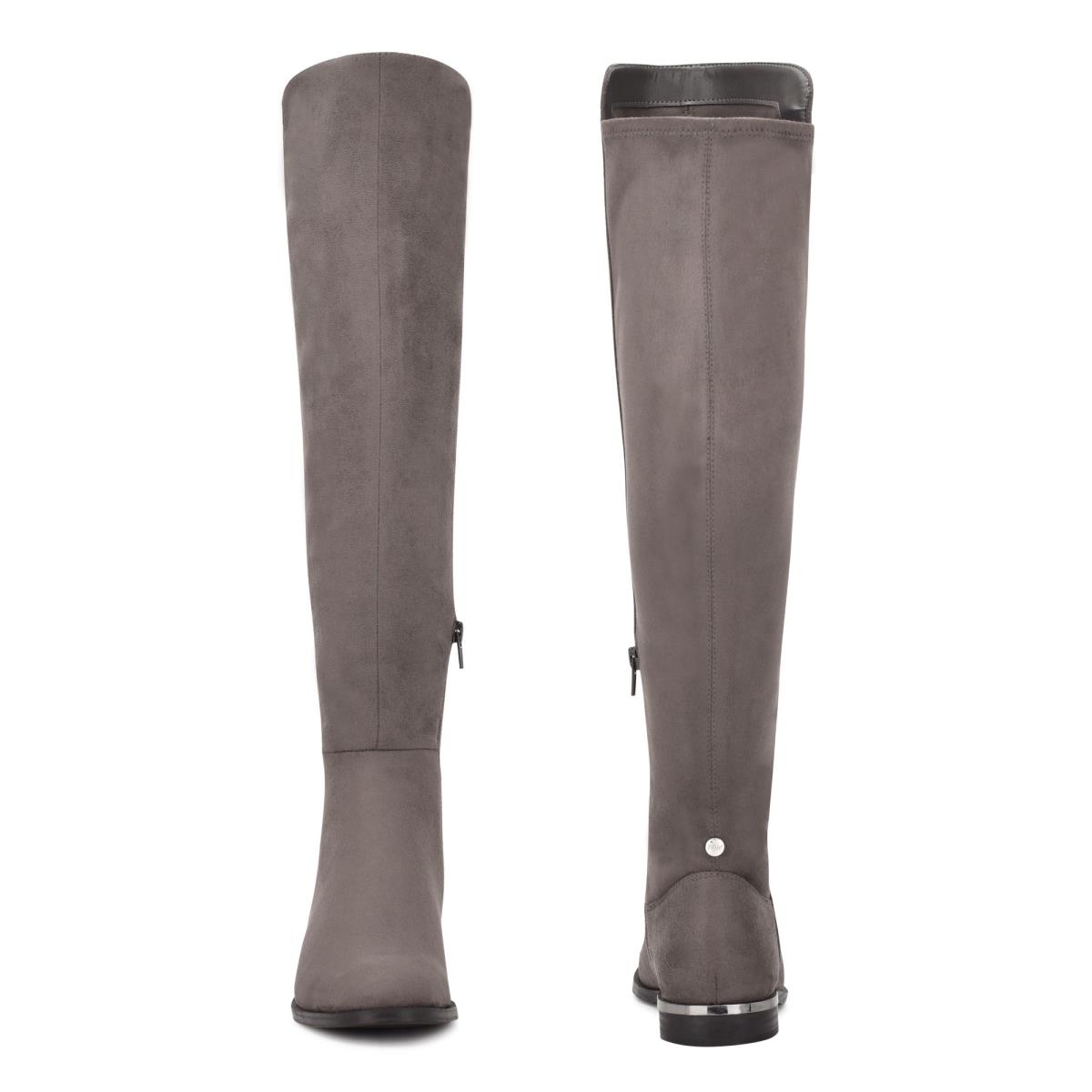 Nine West Allair Over the Knee Gris | 8309LUGSD