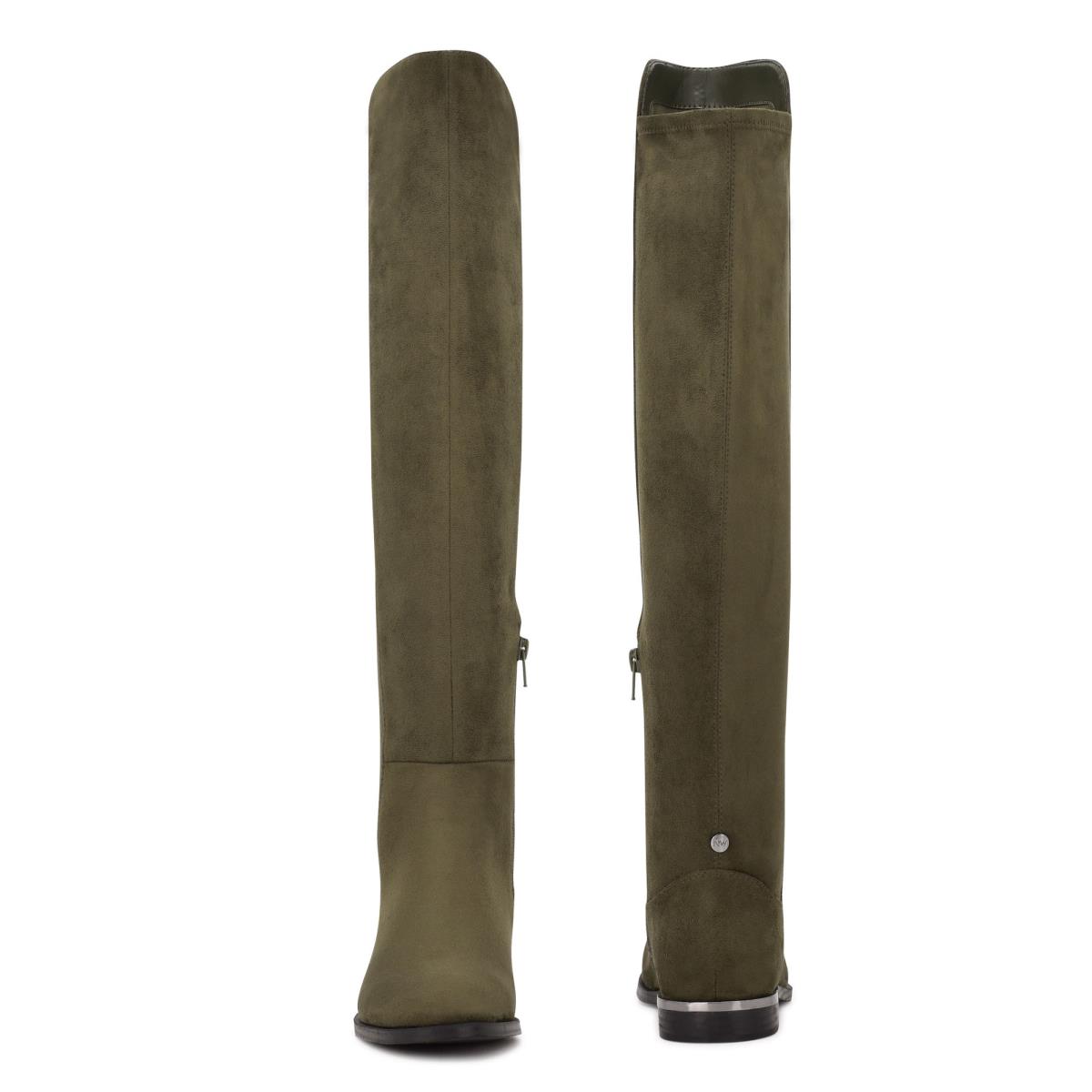 Nine West Allair Over the Knee Verde Oliva | 2513ROYEL