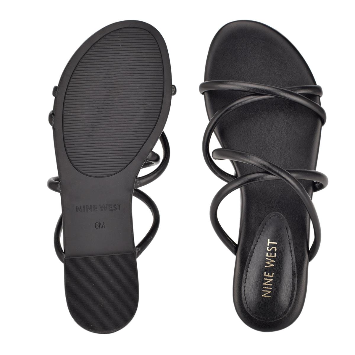 Nine West Beva Planos Negras | 9345LYFMO