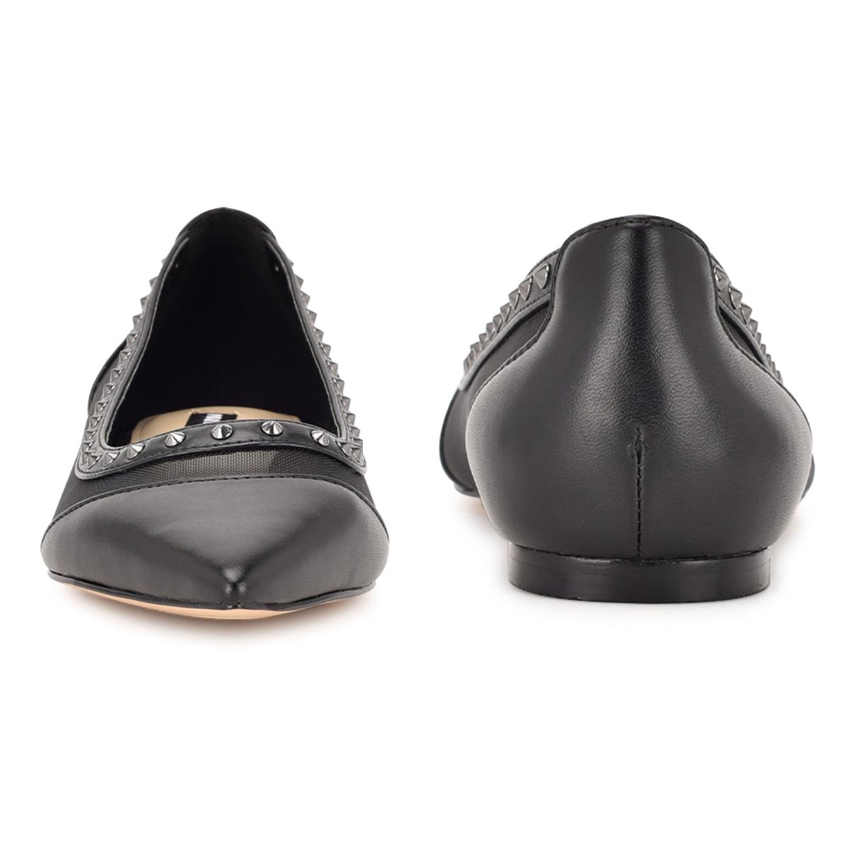 Nine West Bizzie Pointy Puntera Negras | 6204CJLNB