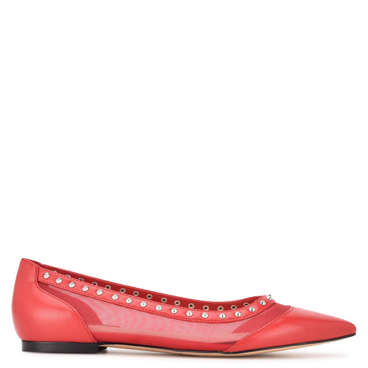 Nine West Bizzie Pointy Puntera Rosas | 3109VXMNA