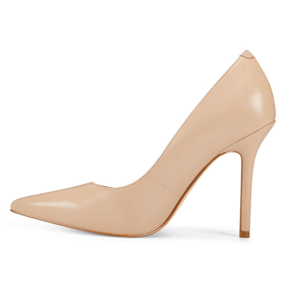 Nine West Bliss Pointy Puntera Beige Claro | 4728KUAGC