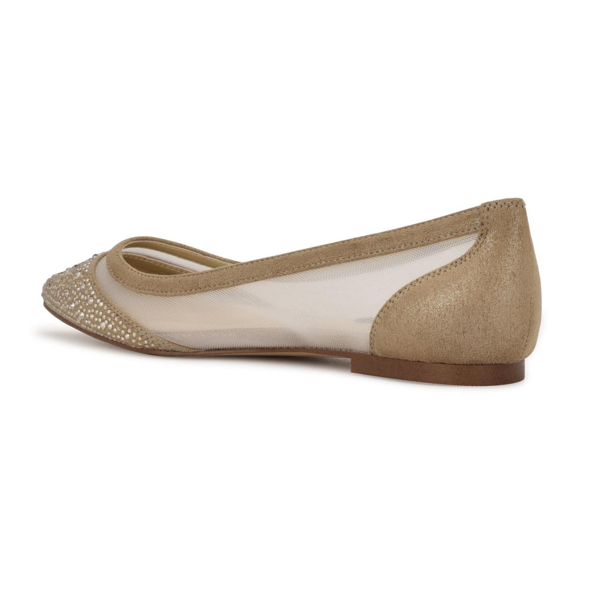 Nine West Bogus Pointy Puntera Beige | 2076FMAXS