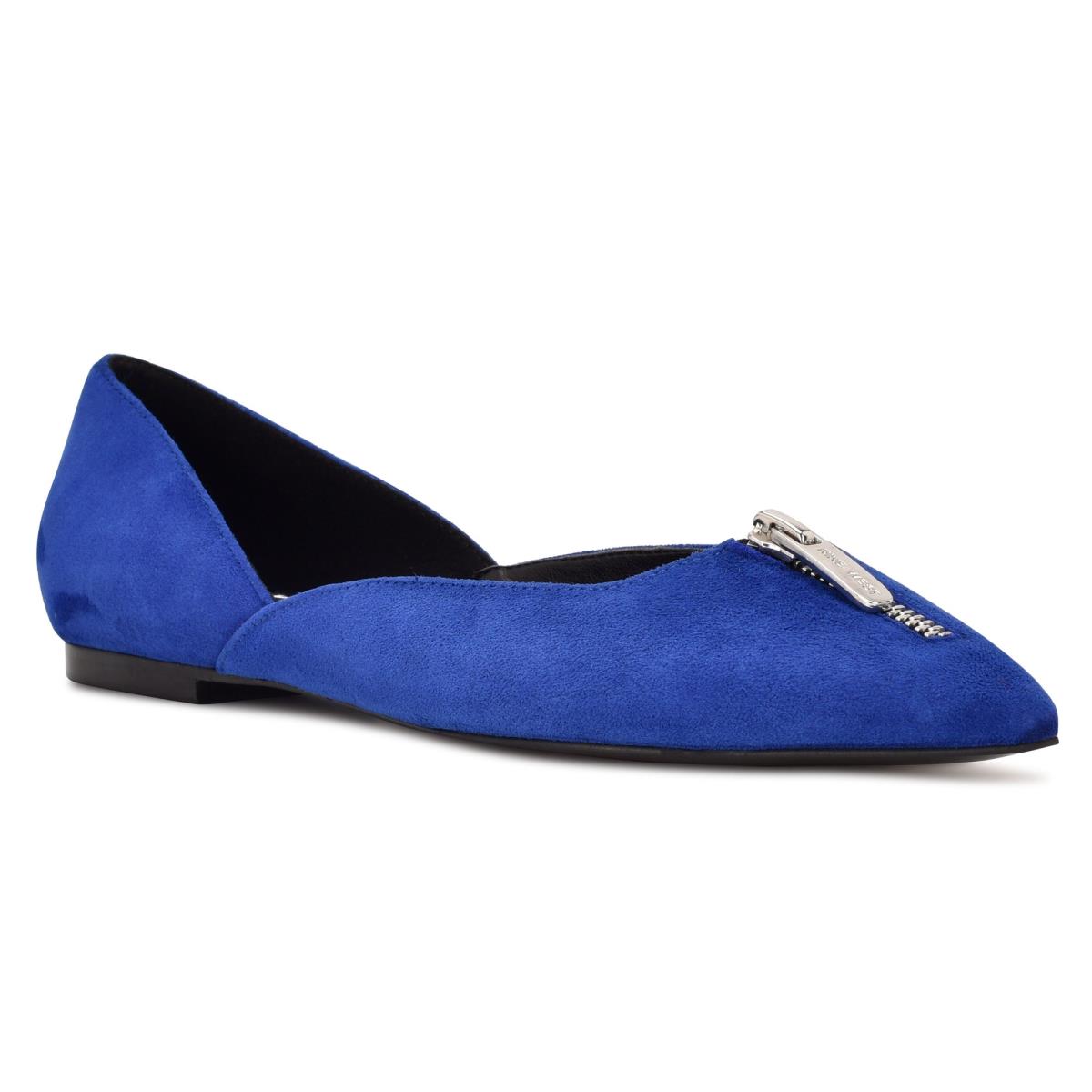 Nine West Brina Pointy Puntera Azules Oscuro | 9483XZIWJ