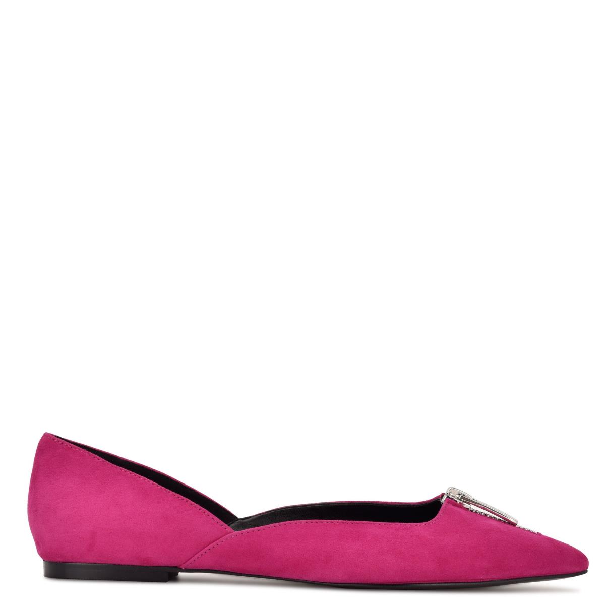 Nine West Brina Pointy Puntera Rosas | 8379ZPEQD