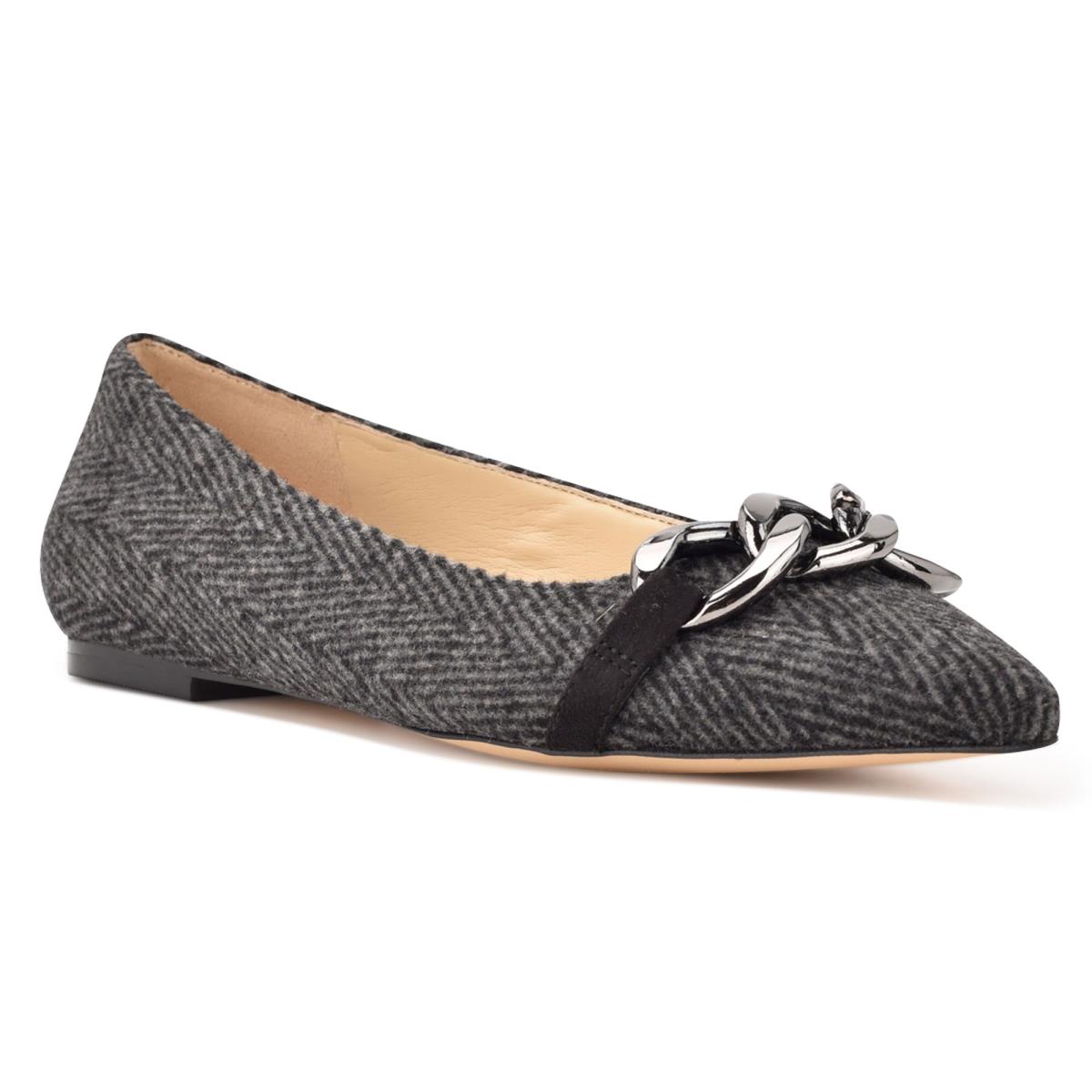 Nine West Brinks Pointy Puntera Gris | 1749BVQFZ