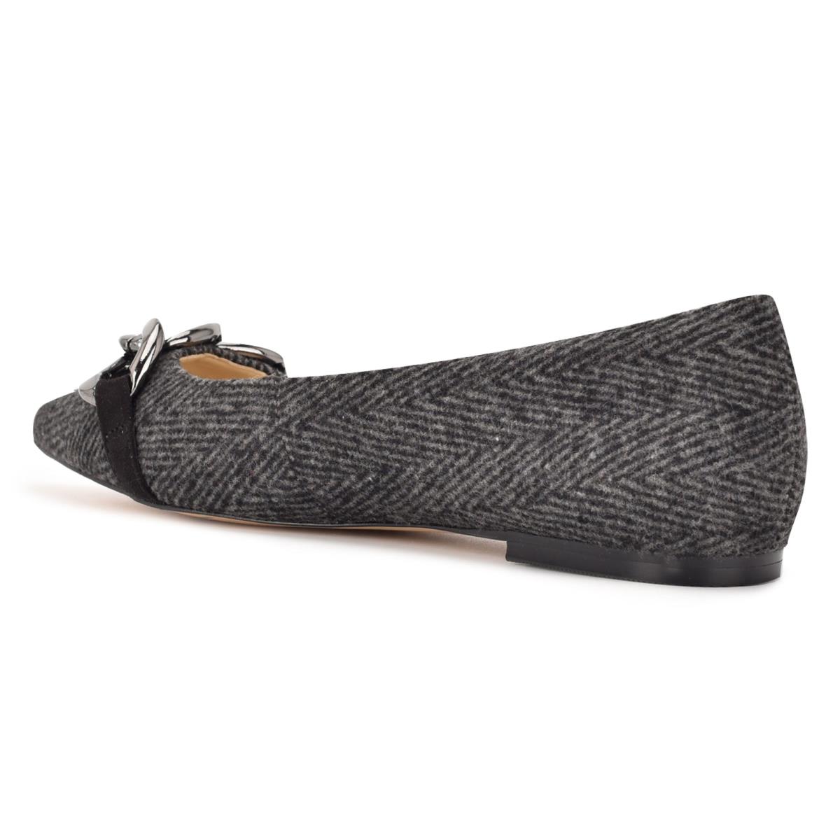 Nine West Brinks Pointy Puntera Gris | 1749BVQFZ