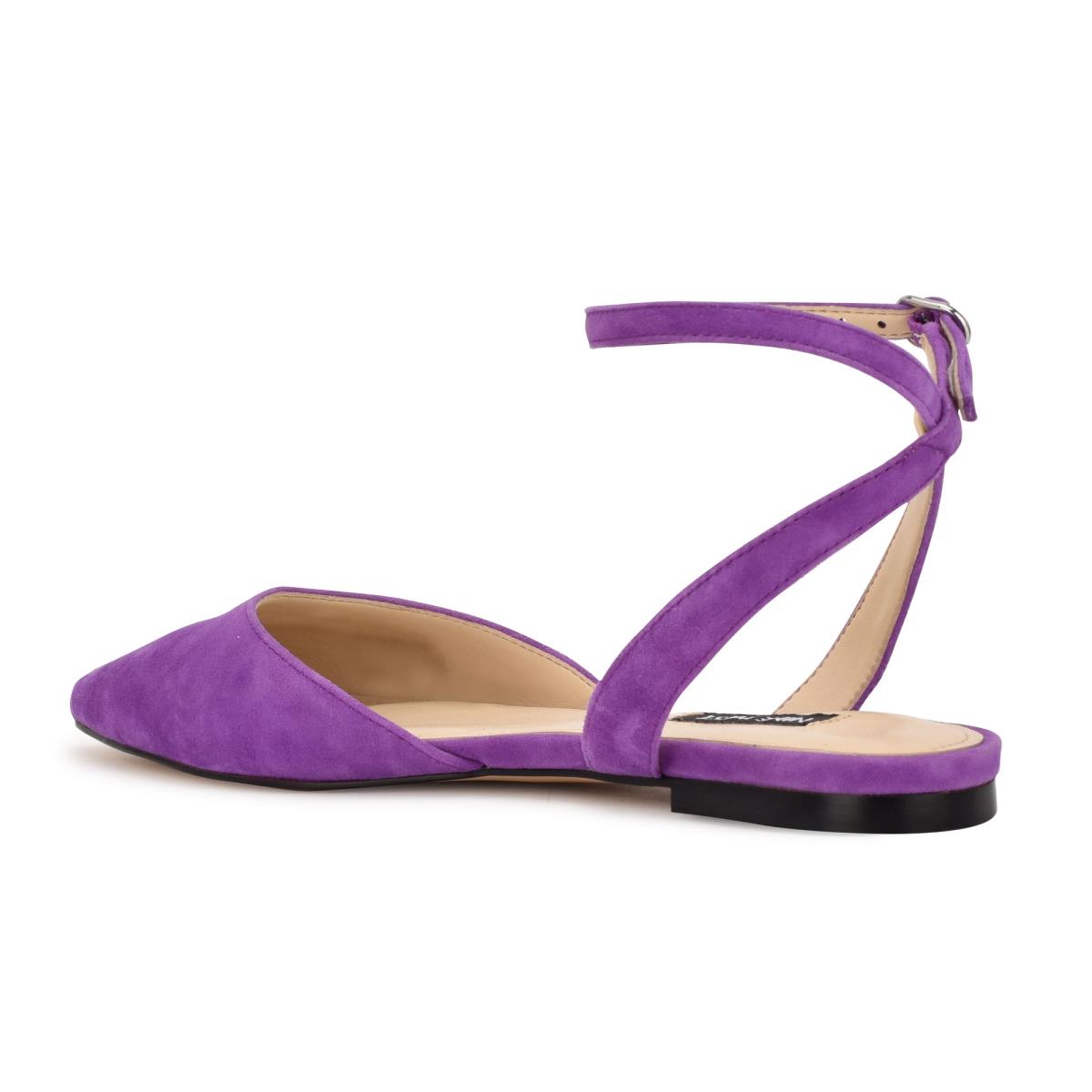 Nine West Briy Pointy Puntera Moradas | 4963JXSCZ