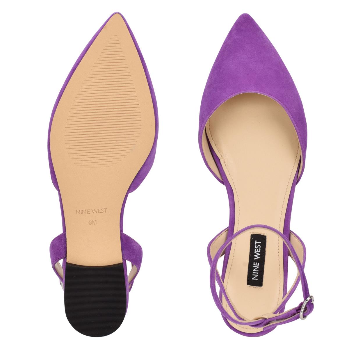 Nine West Briy Pointy Puntera Moradas | 4963JXSCZ