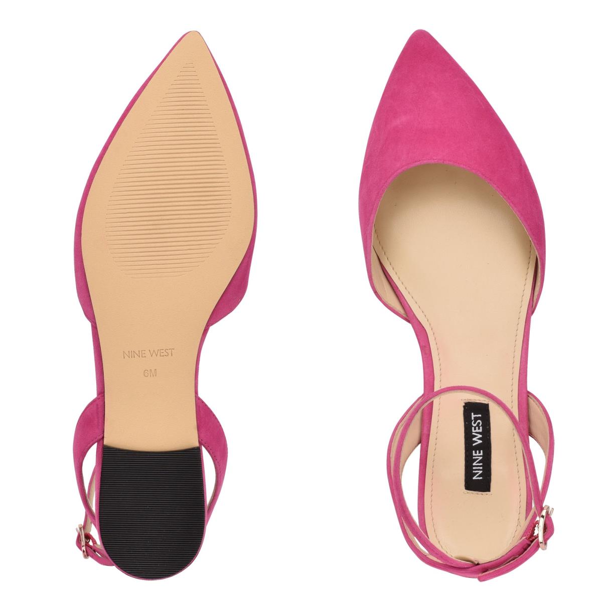 Nine West Briy Pointy Puntera Rosas | 6892LHSRZ