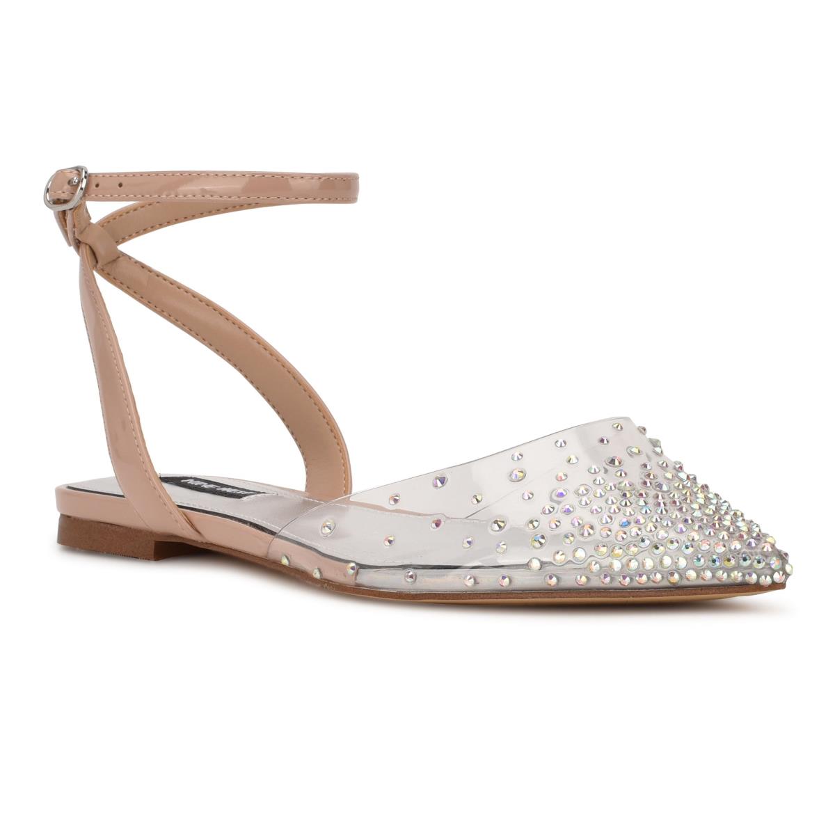 Nine West Briya Pointy Puntera Beige | 7951WESUP