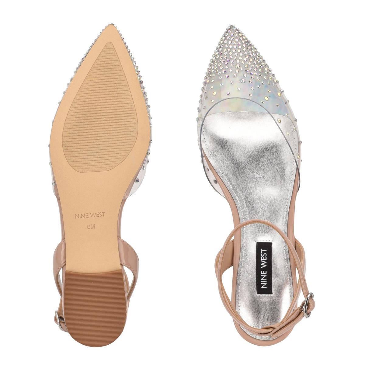 Nine West Briya Pointy Puntera Beige | 7951WESUP