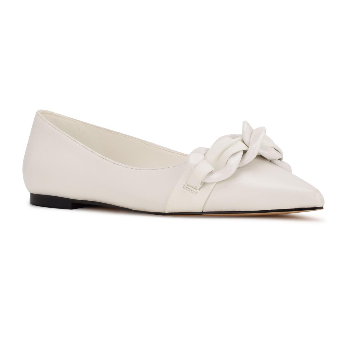 Nine West Buyme Pointy Puntera Blancas | 4318EQGDP