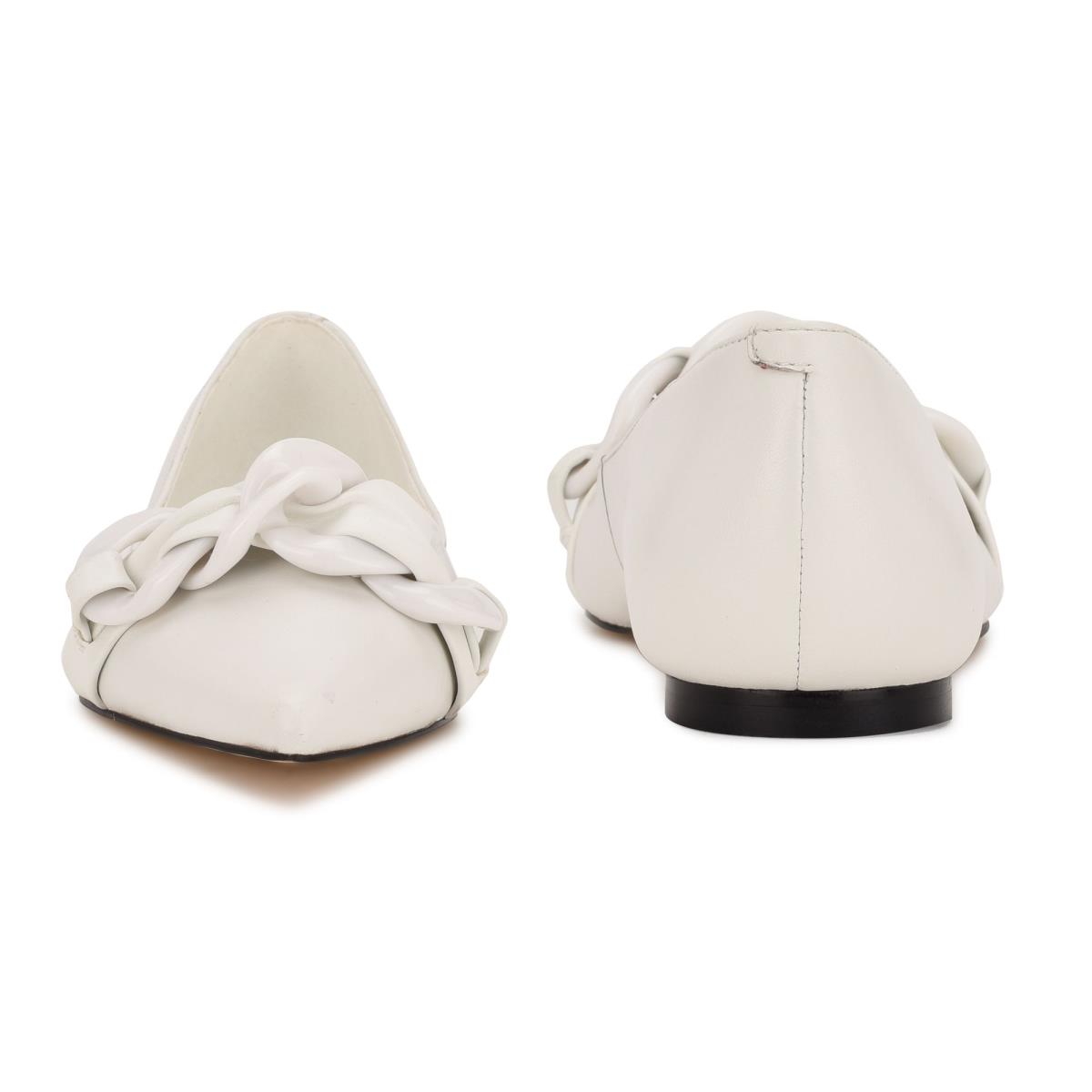 Nine West Buyme Pointy Puntera Blancas | 4318EQGDP