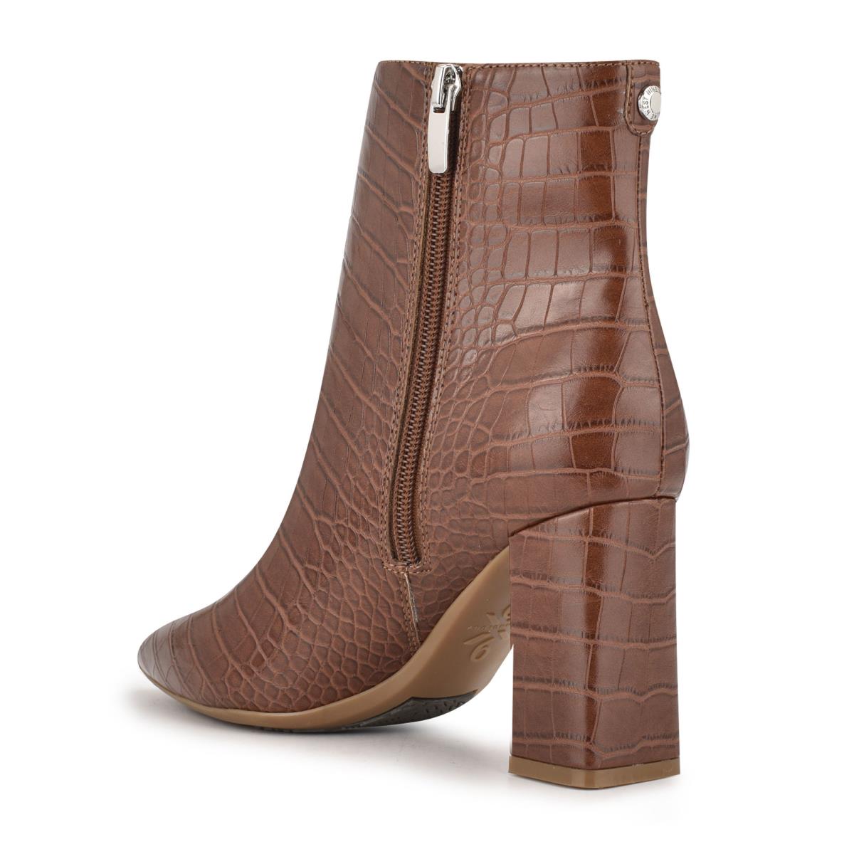 Nine West Cacey 9x9 Tacón Marrones | 7816LGDNY