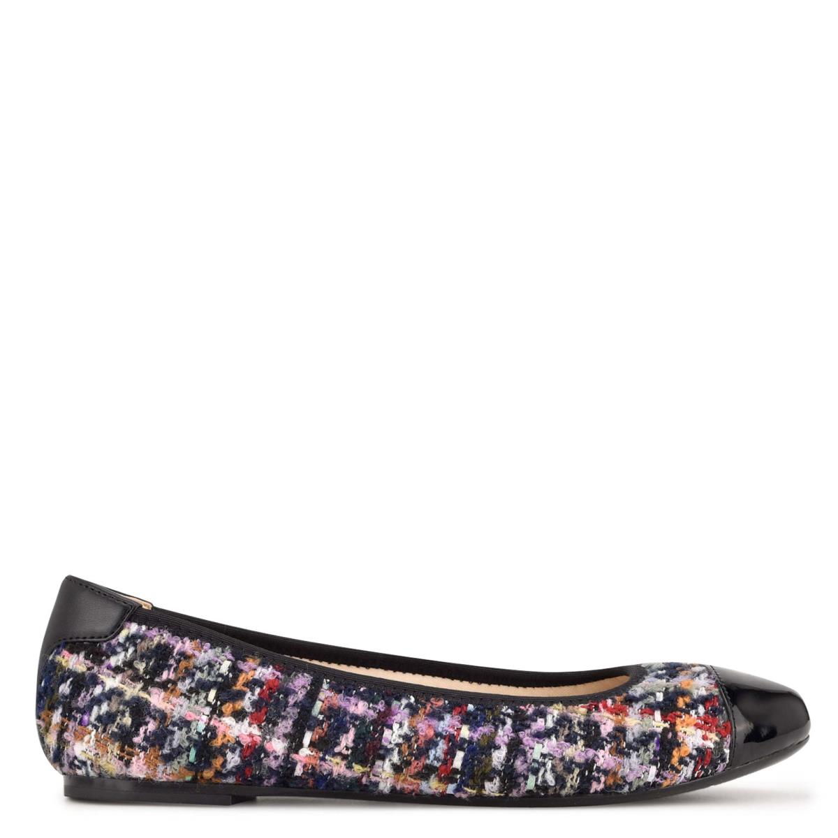 Nine West Capted Ballet Azules Multicolor | 7308IFCOZ