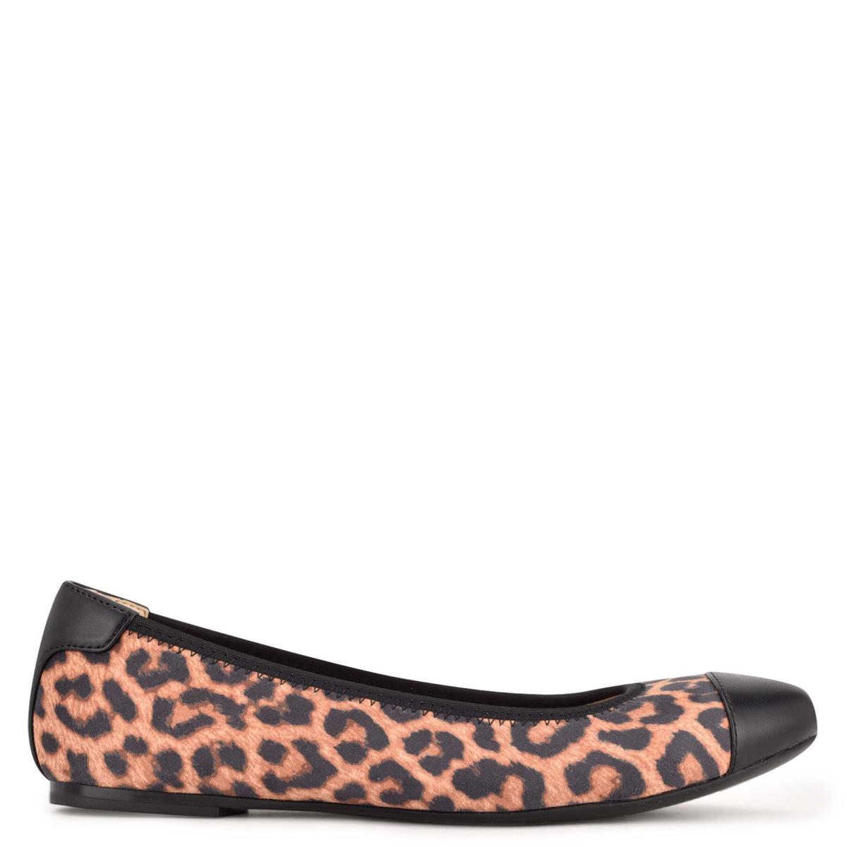 Nine West Capted Ballet Leopardo | 1946BXFGM