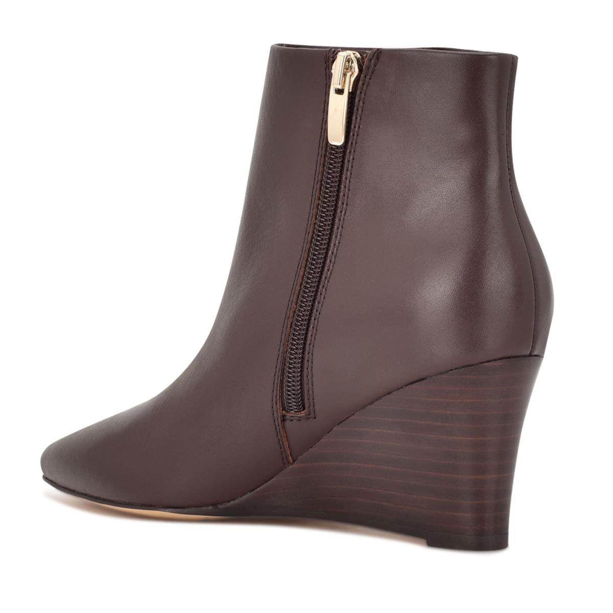 Nine West Carter Wedge Marrones | 8120WIZUK