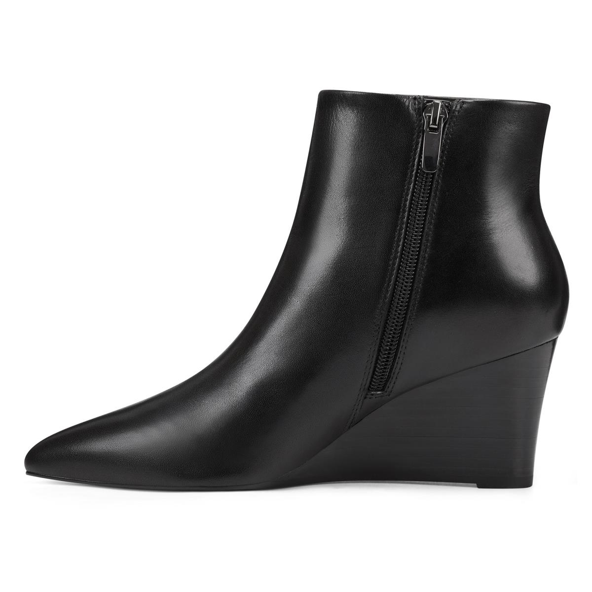 Nine West Carter Wedge Negras | 4389YGSWD