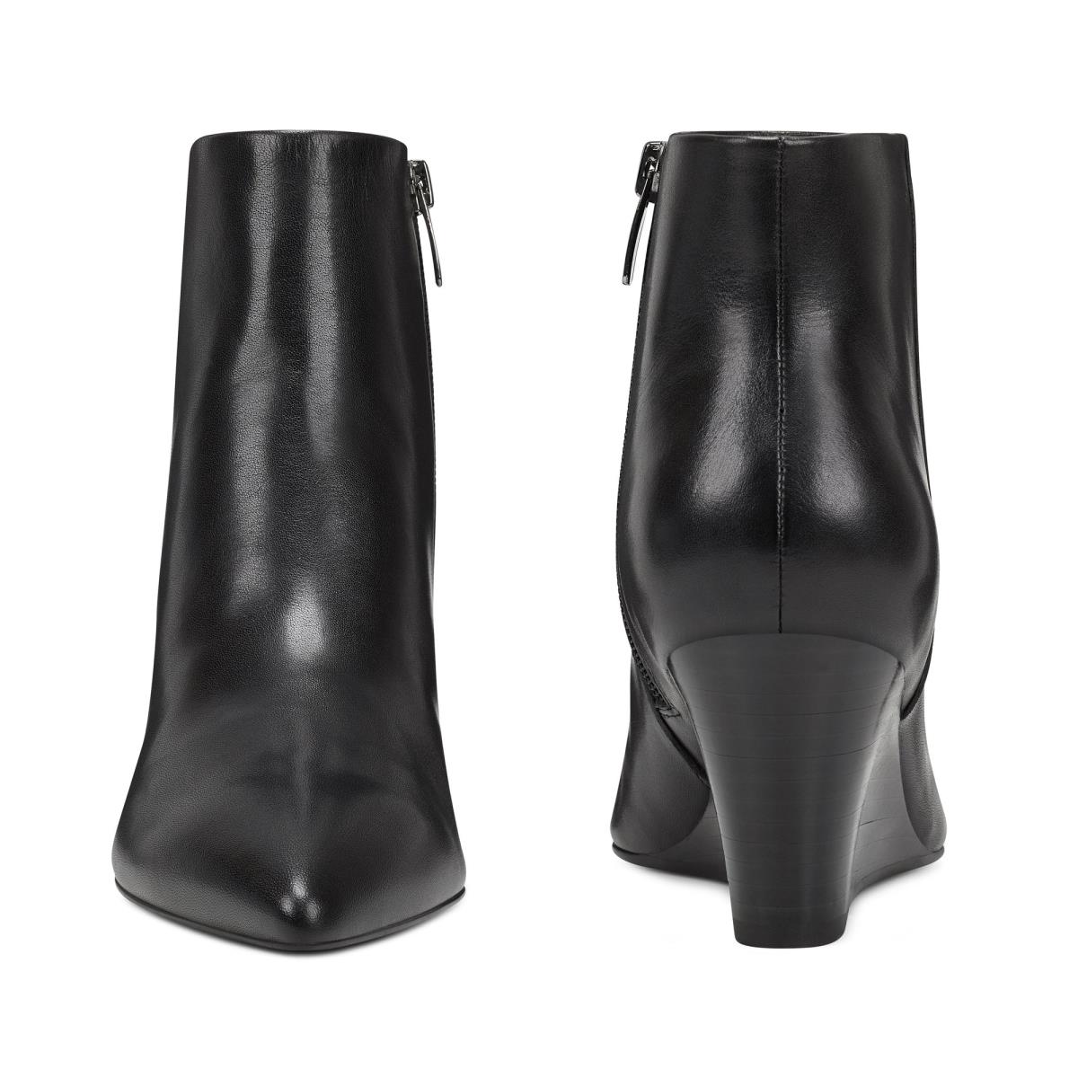 Nine West Carter Wedge Negras | 4389YGSWD