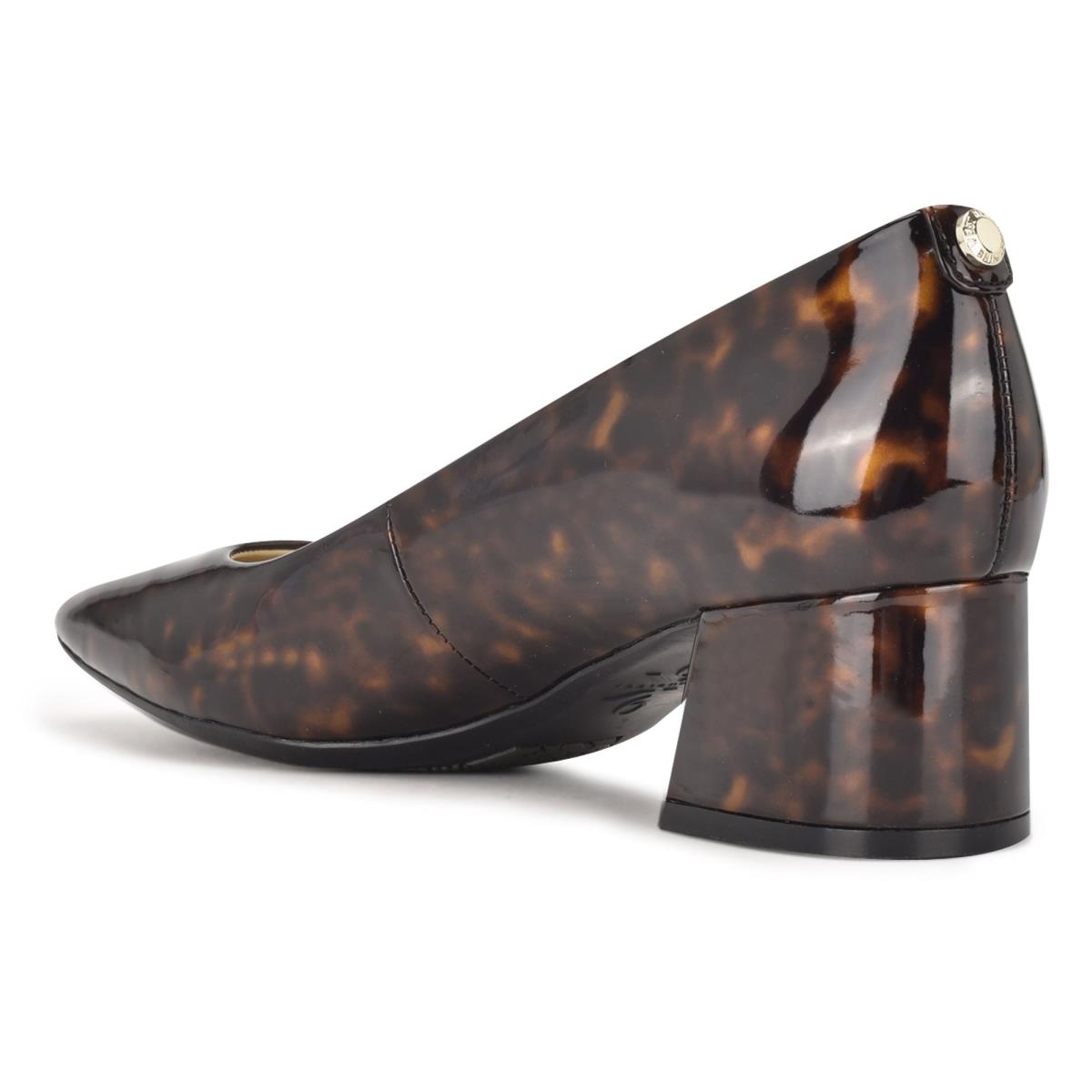 Nine West Cloe 9x9 Block Heel Cafe | 4935GIALY