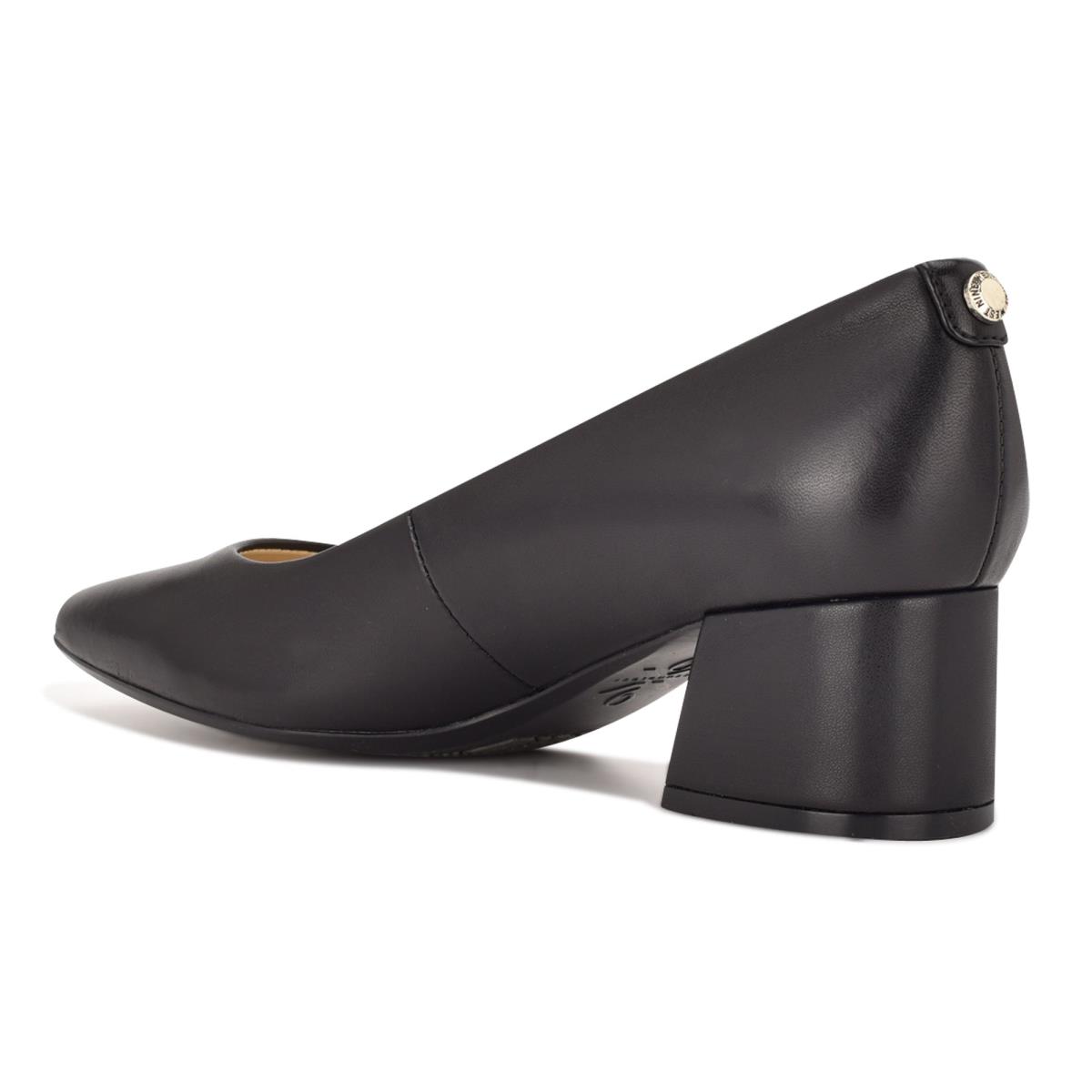 Nine West Cloe 9x9 Block Heel Negras | 4603SGOQR