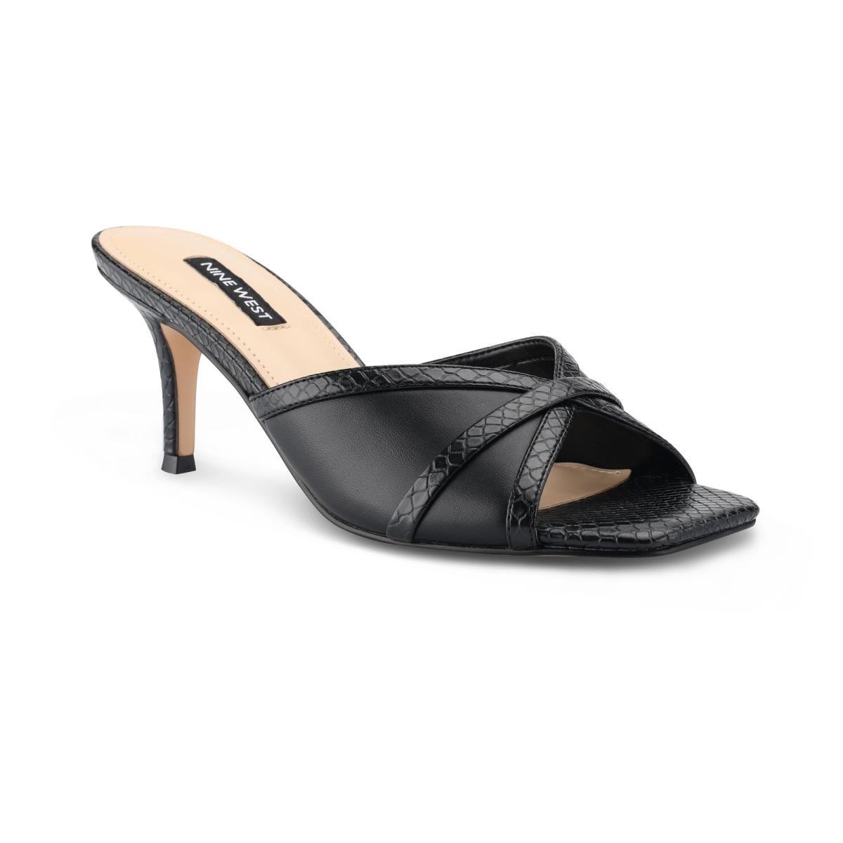 Nine West Dainty Tacón Negras | 9573GHUMW