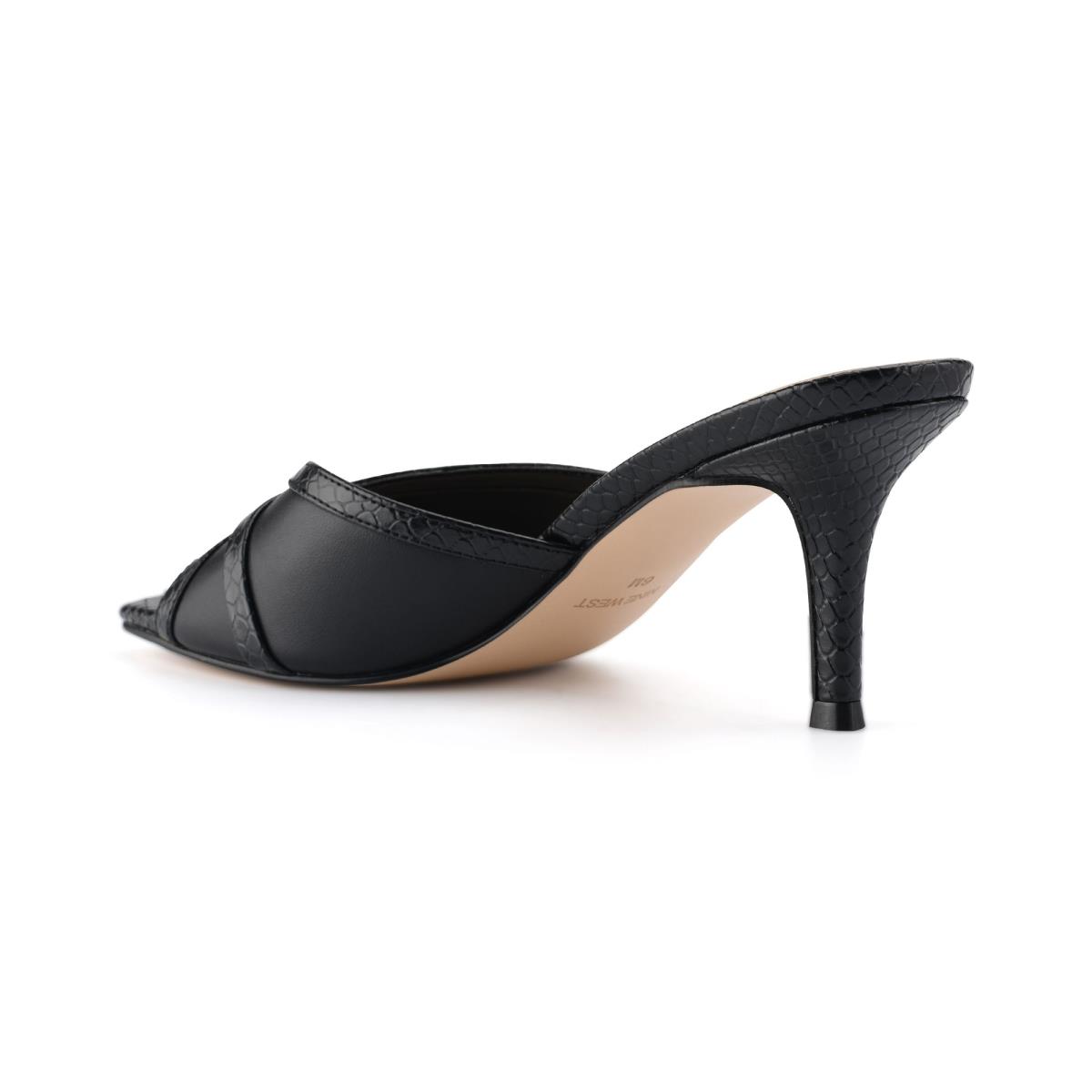 Nine West Dainty Tacón Negras | 9573GHUMW