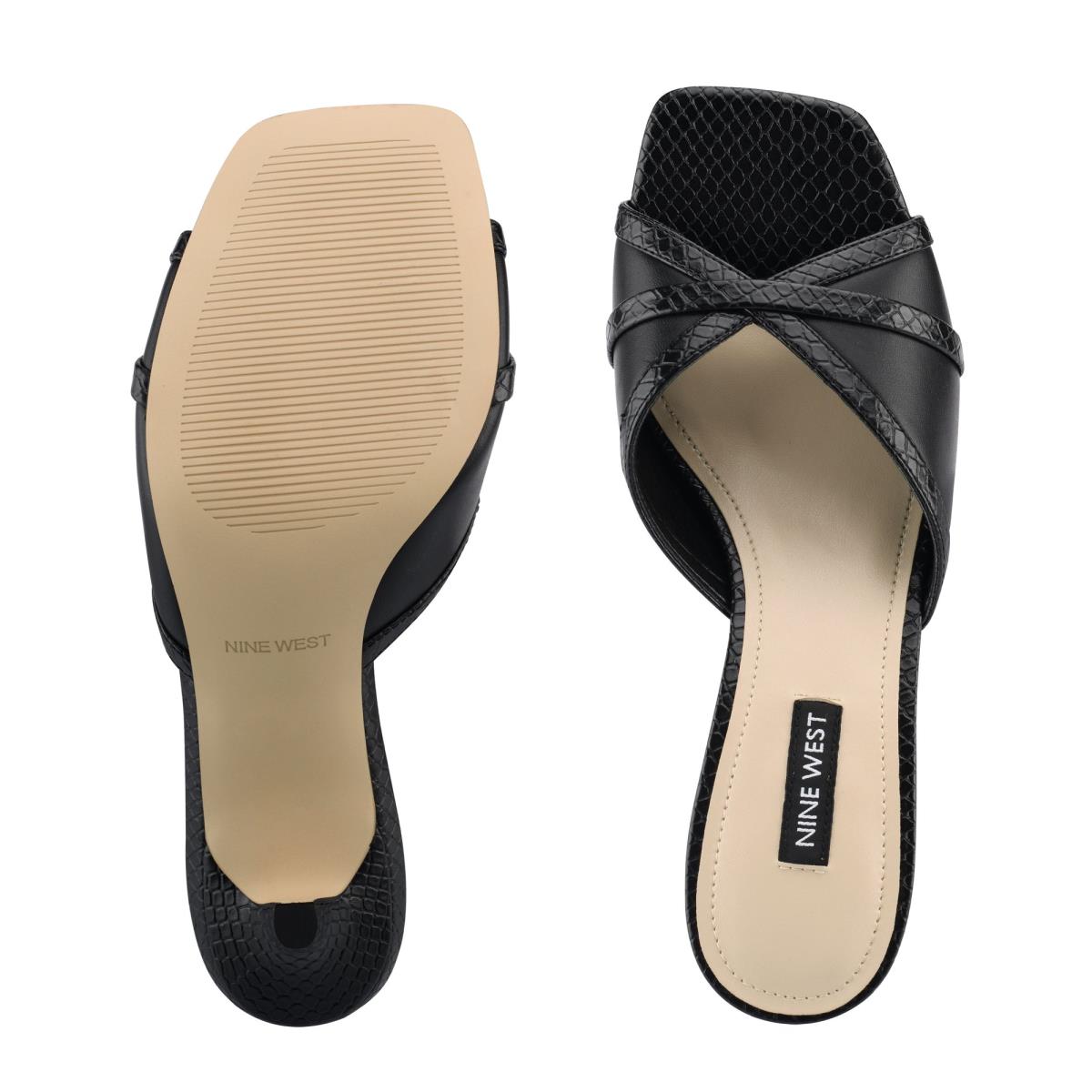 Nine West Dainty Tacón Negras | 9573GHUMW