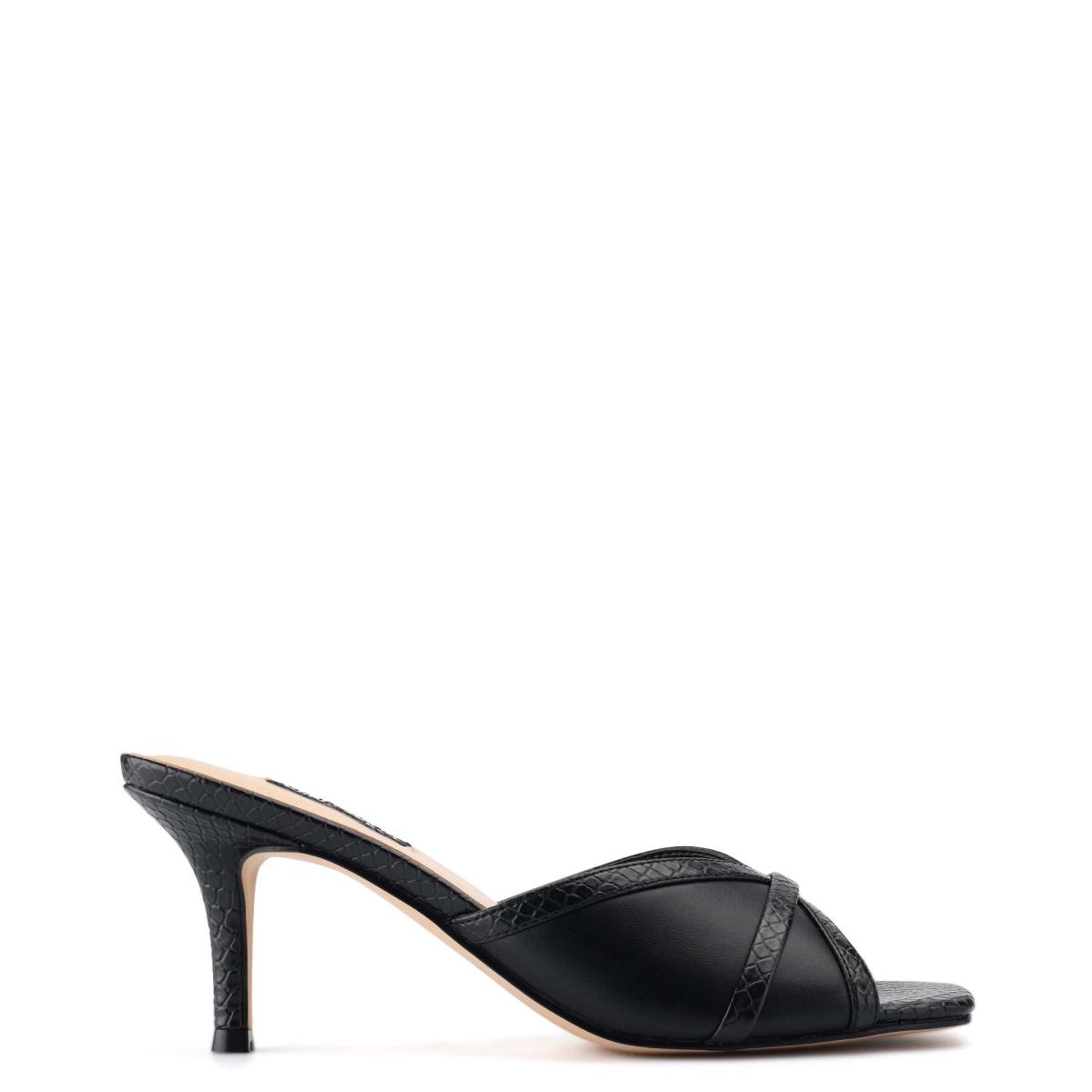 Nine West Dainty Tacón Negras | 9573GHUMW