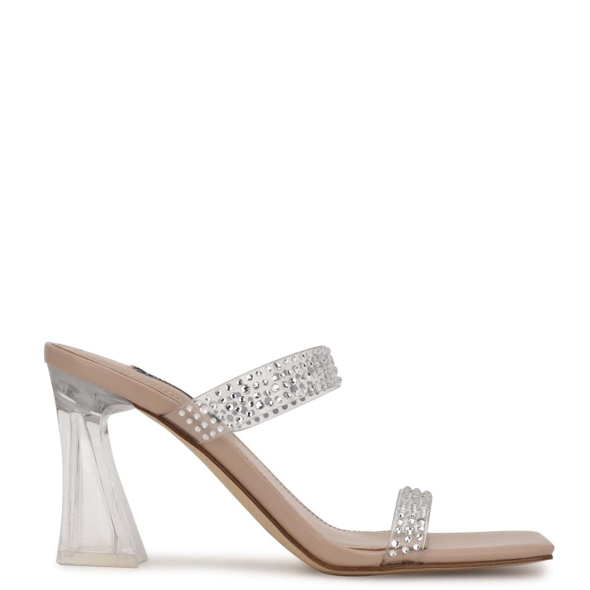 Nine West Darla Tacón Beige | 9478PECNG