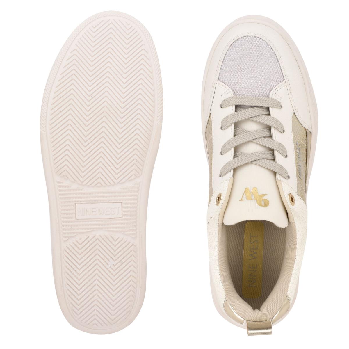 Nine West Elevate Sneakers Creme | 5721UXLID