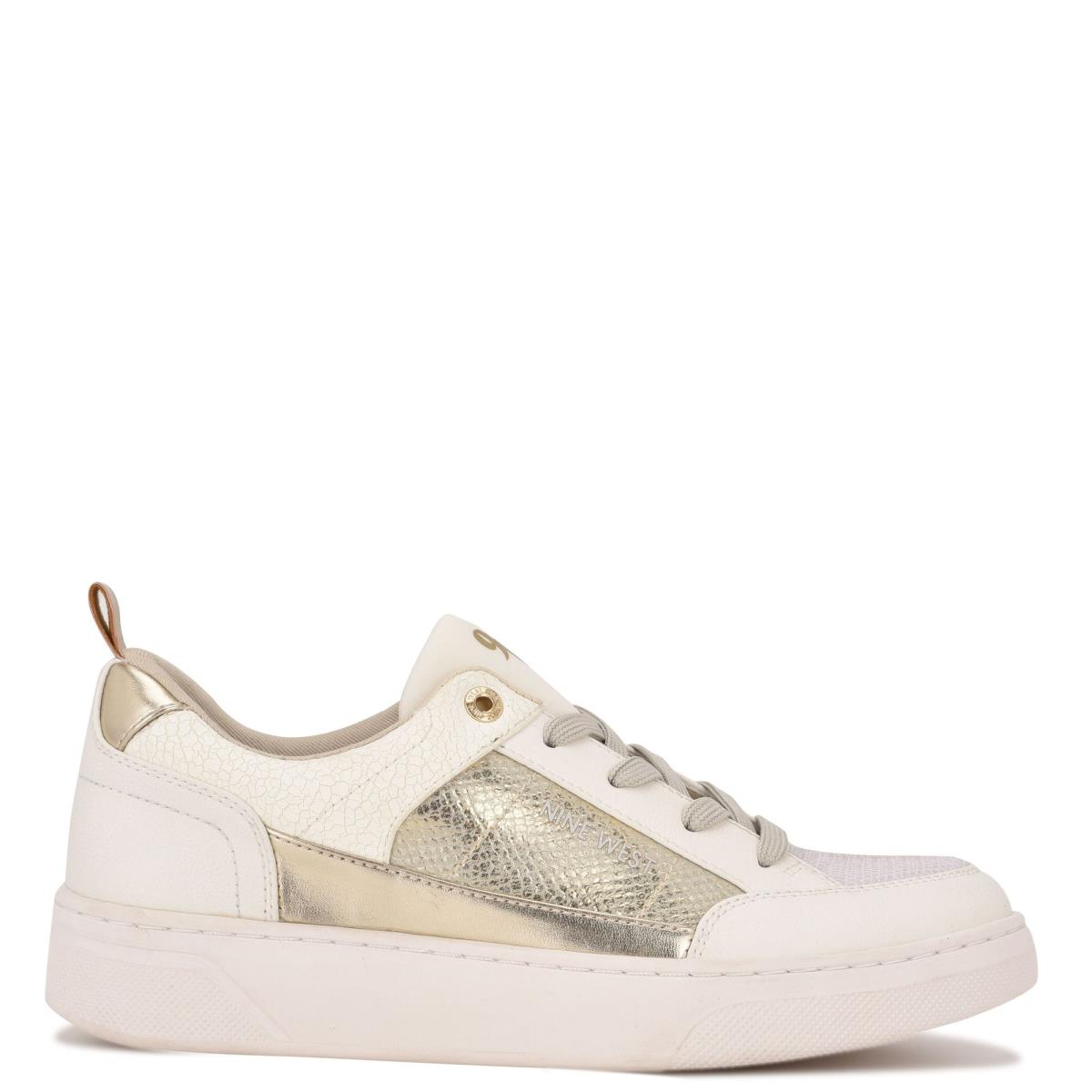 Zapatillas Nine West Ofertas Elevate Sneakers Mujer Creme