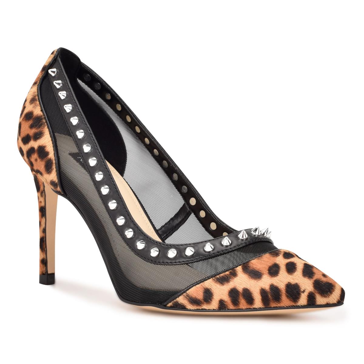 Nine West Erian Pointy Puntera Leopardo | 0498ZJONF