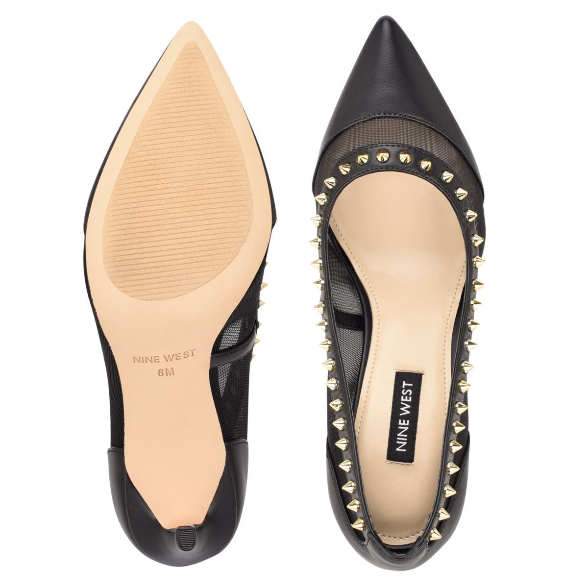 Nine West Erian Pointy Puntera Negras | 5263LUWBO