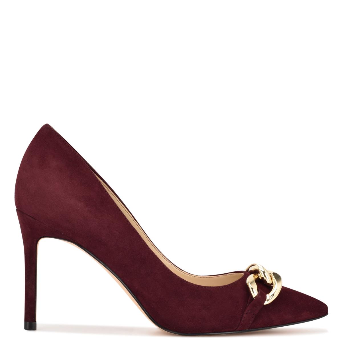 Nine West Ezzie Pointy Puntera Burdeos | 3681THJKD