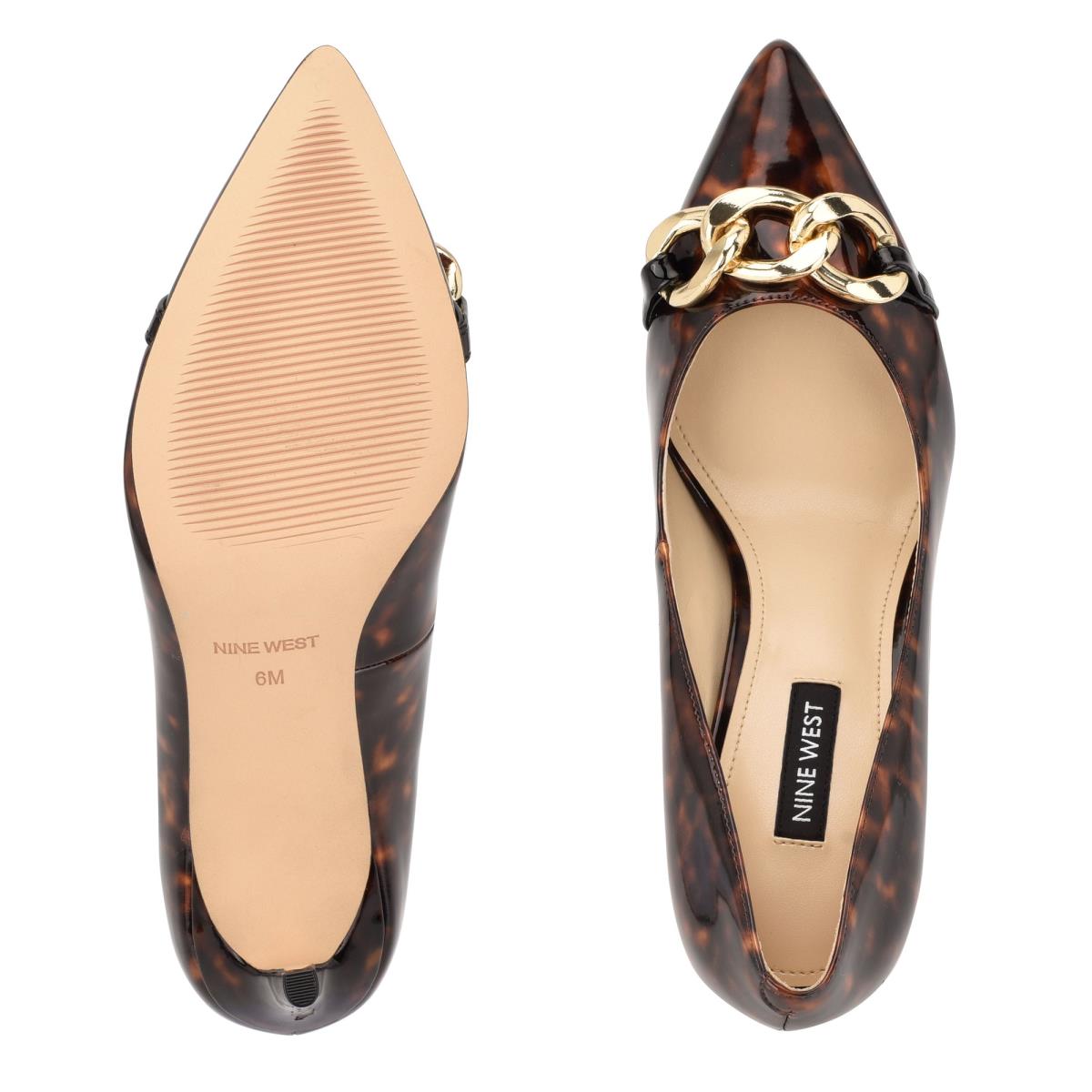 Nine West Ezzie Pointy Puntera Cafe | 6879ZXRDO