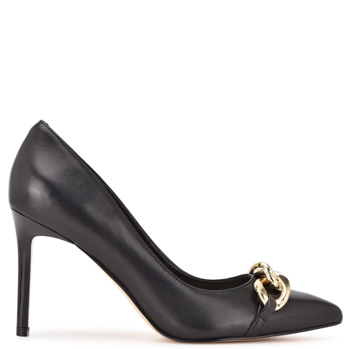 Nine West Ezzie Pointy Puntera Negras | 8579NPBLQ