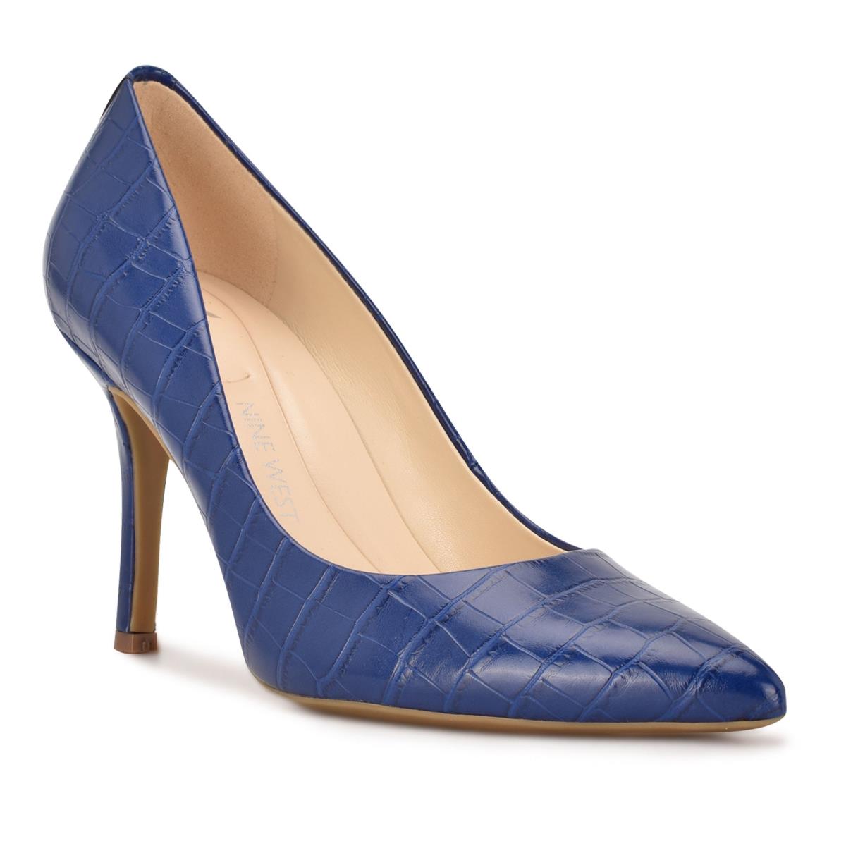 Nine West Fifth 9x9 Pointy Puntera Azules | 5906KSEDL