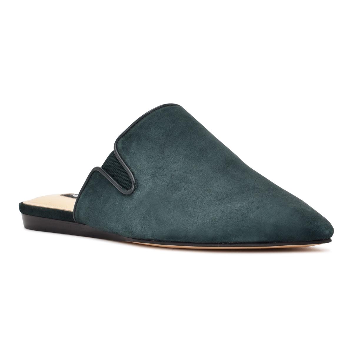 Nine West Freeda Pointy Puntera Verde Oliva | 1684AGWFM