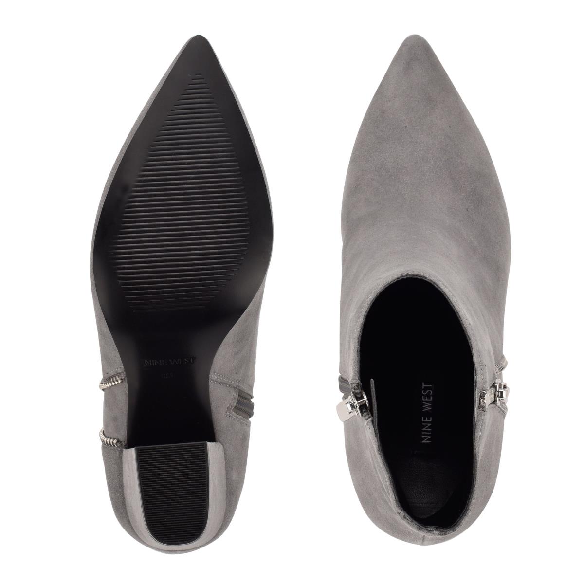 Nine West Glorya Tacón Gris | 7864RYPMD