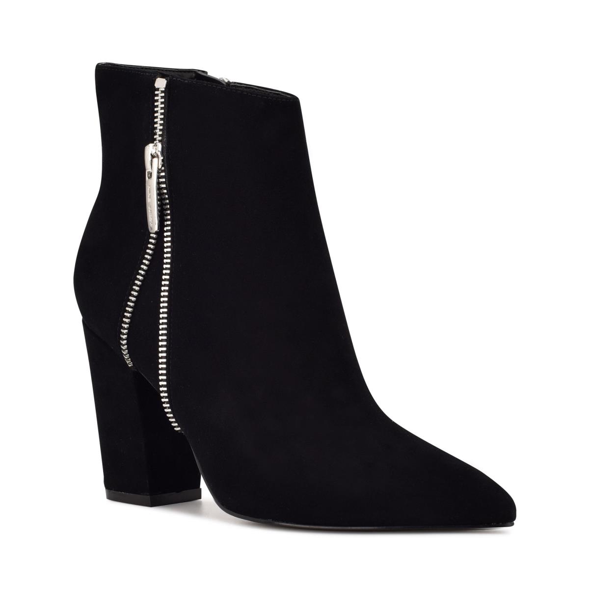 Nine West Glorya Tacón Negras | 8031MSGXZ