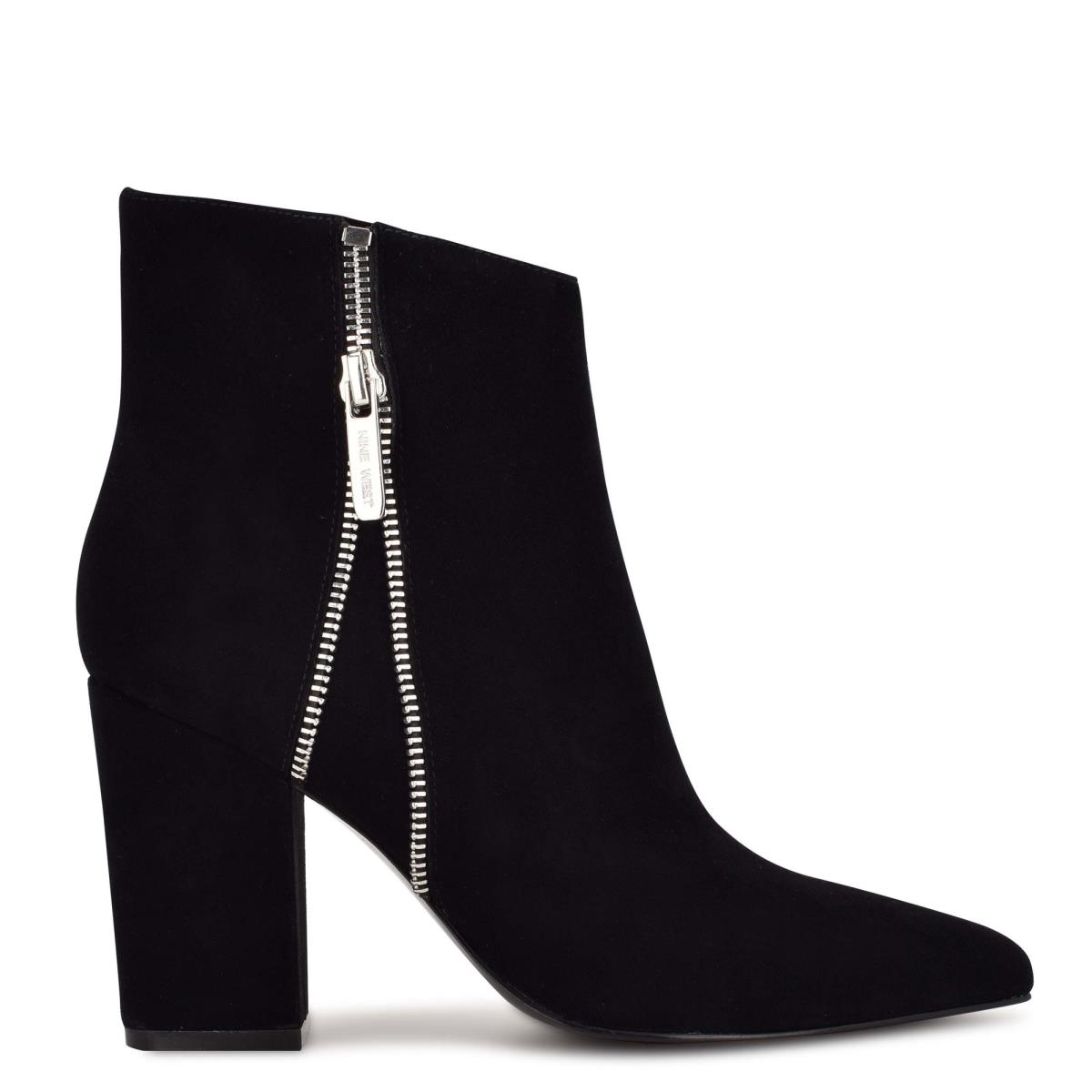 Nine West Glorya Tacón Negras | 8031MSGXZ