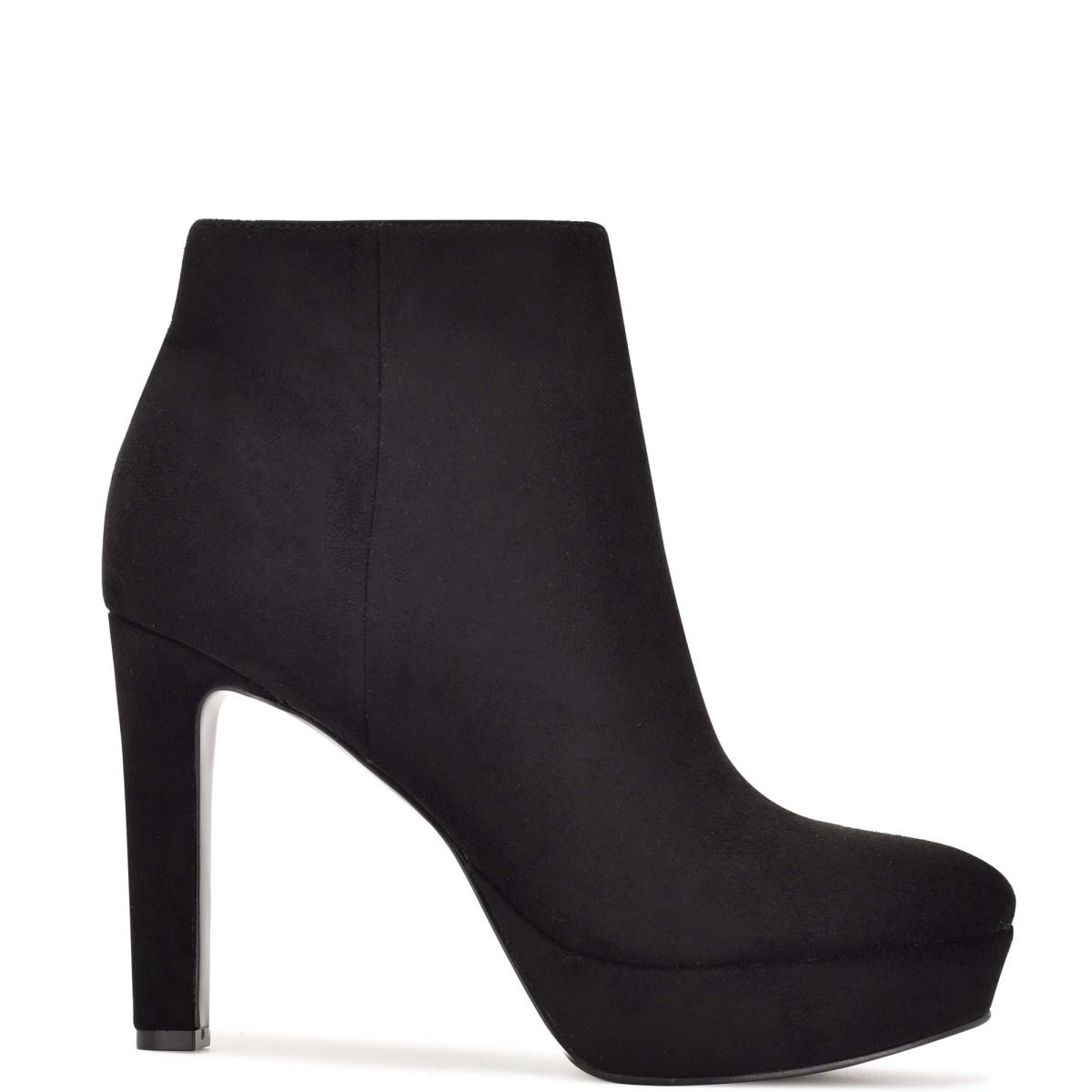 Nine West Glowup Plataforma Negras | 0378DJNKE