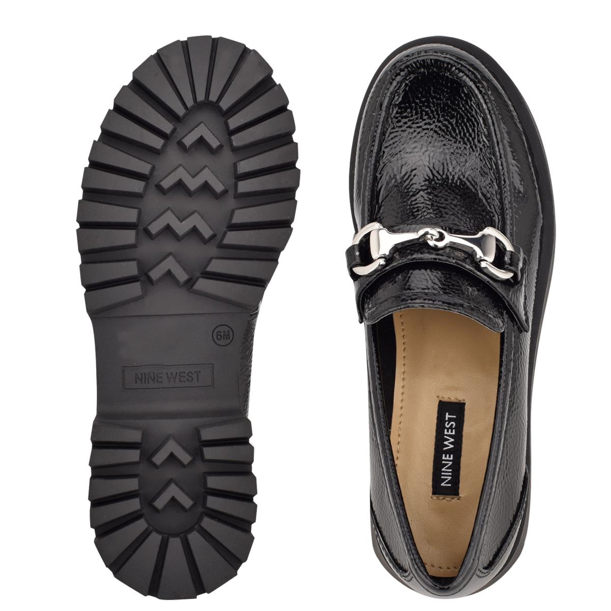 Nine West Gonehme Lug Sole Negras | 7816WFRTX