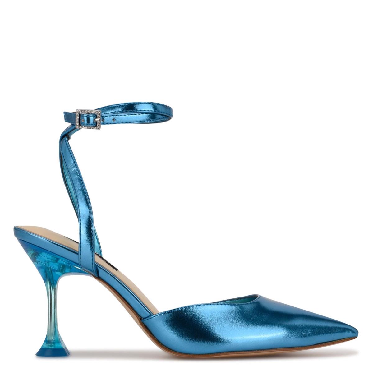 Nine West Harlowe Ankle Correa Azules | 3697LNQJO