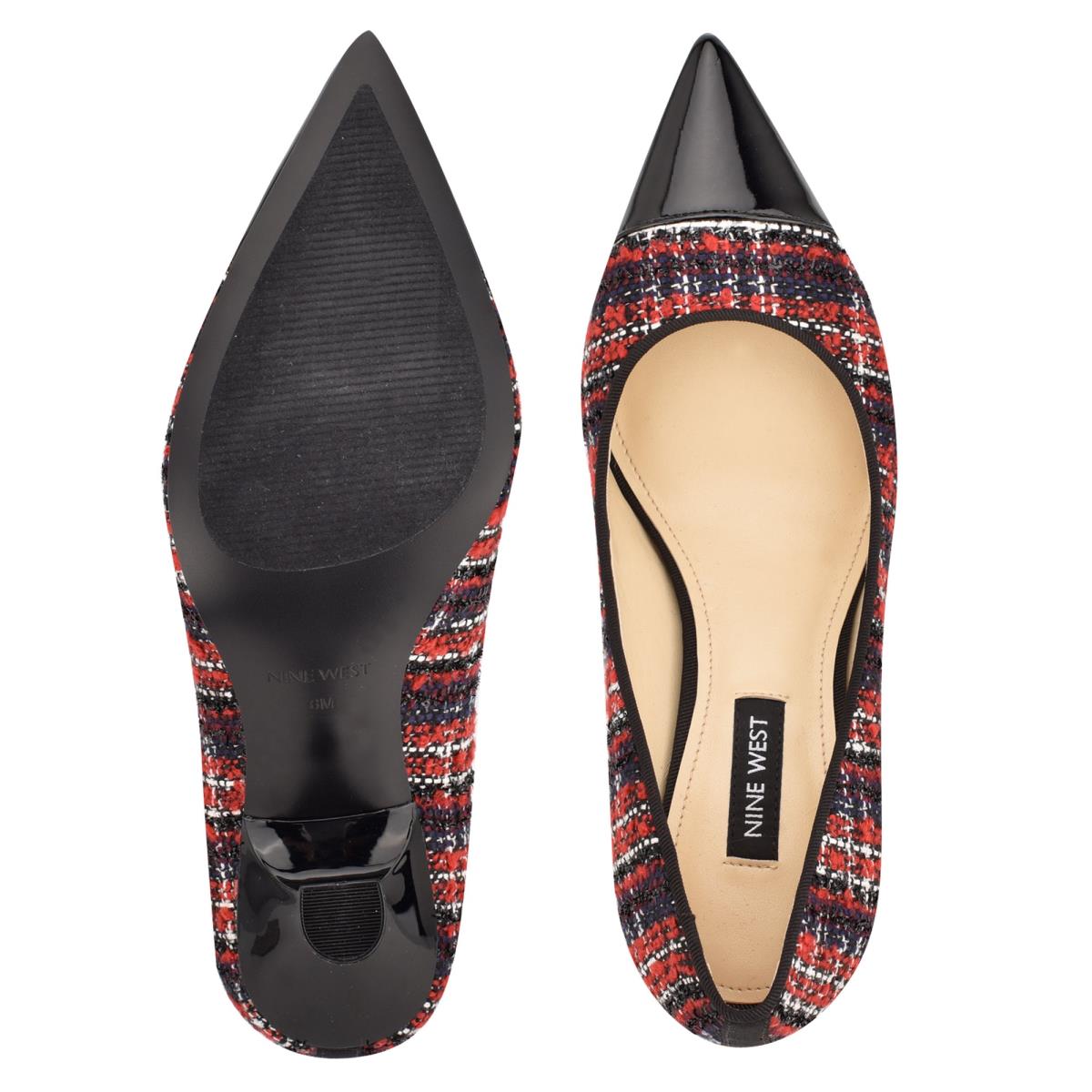 Nine West Hippa Pointy Puntera Rojas | 9075COANP