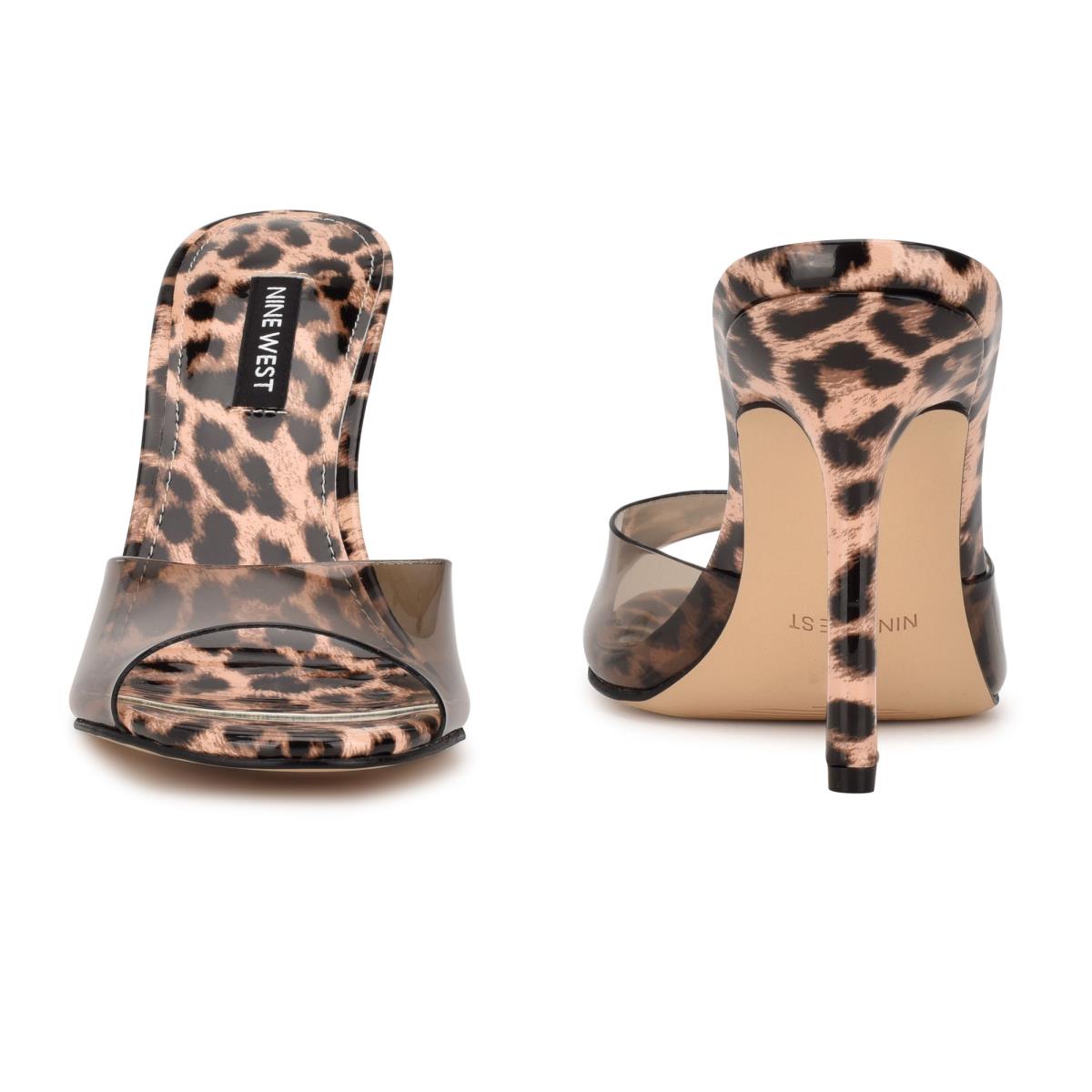 Nine West Ido Tacón Leopardo | 3270IKGDJ